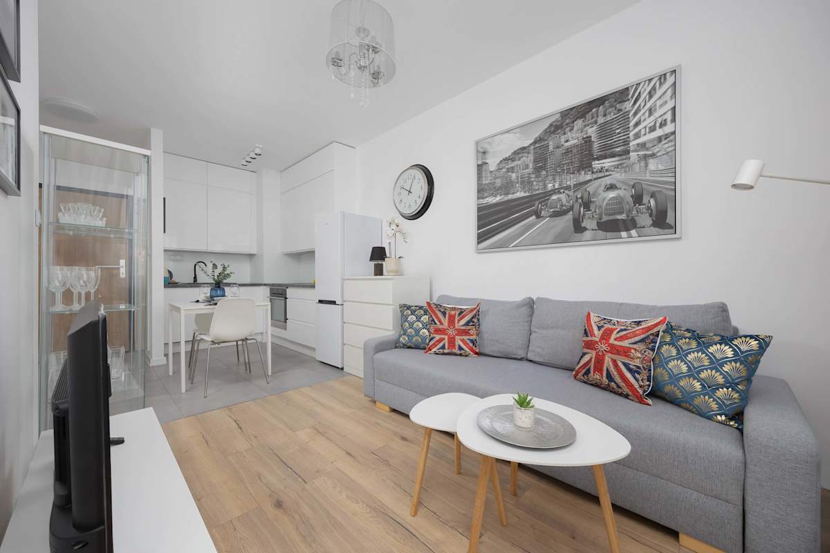 Posag 7 Panien 16 Warszawa | Grey Apartment with Balcony — Warszawa, Województwo mazowieckie — vacation rental