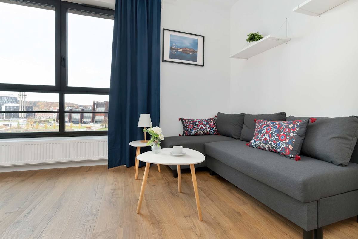Popieluszki 20 Gdansk | Bright Apartment with Parking | Balcony with a view — Gdańsk, Pomerania — vacation rental