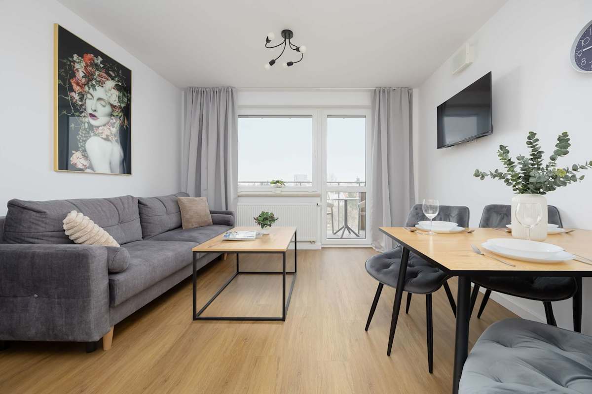 Pileckiego 59 | Warszawa | Bright Apartment | Desk and Spacious Balcony — Warszawa, Województwo mazowieckie — vacation rental