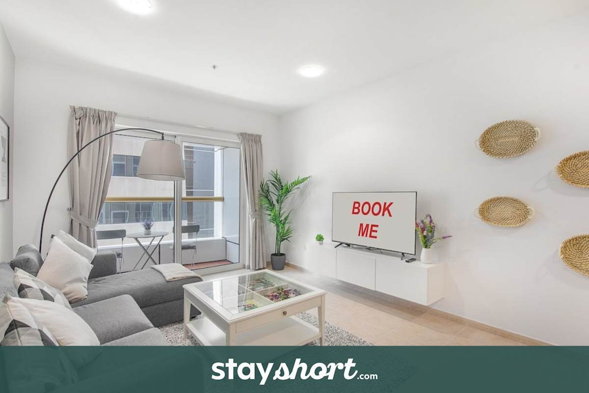 StayShort - Modern 1BR Stay at Elite Tower Dubai Marina