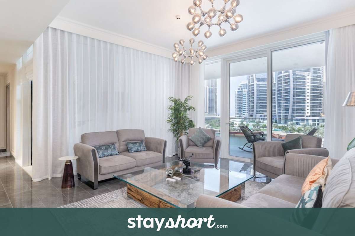 StayShort - Elegant 3-Bedrooms in Dubai Marina with stunning views!