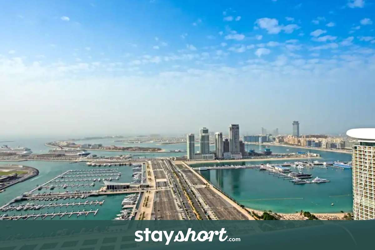 StayShort - Scenic 2BR Apartment in Dubai Marina Near the Beach
