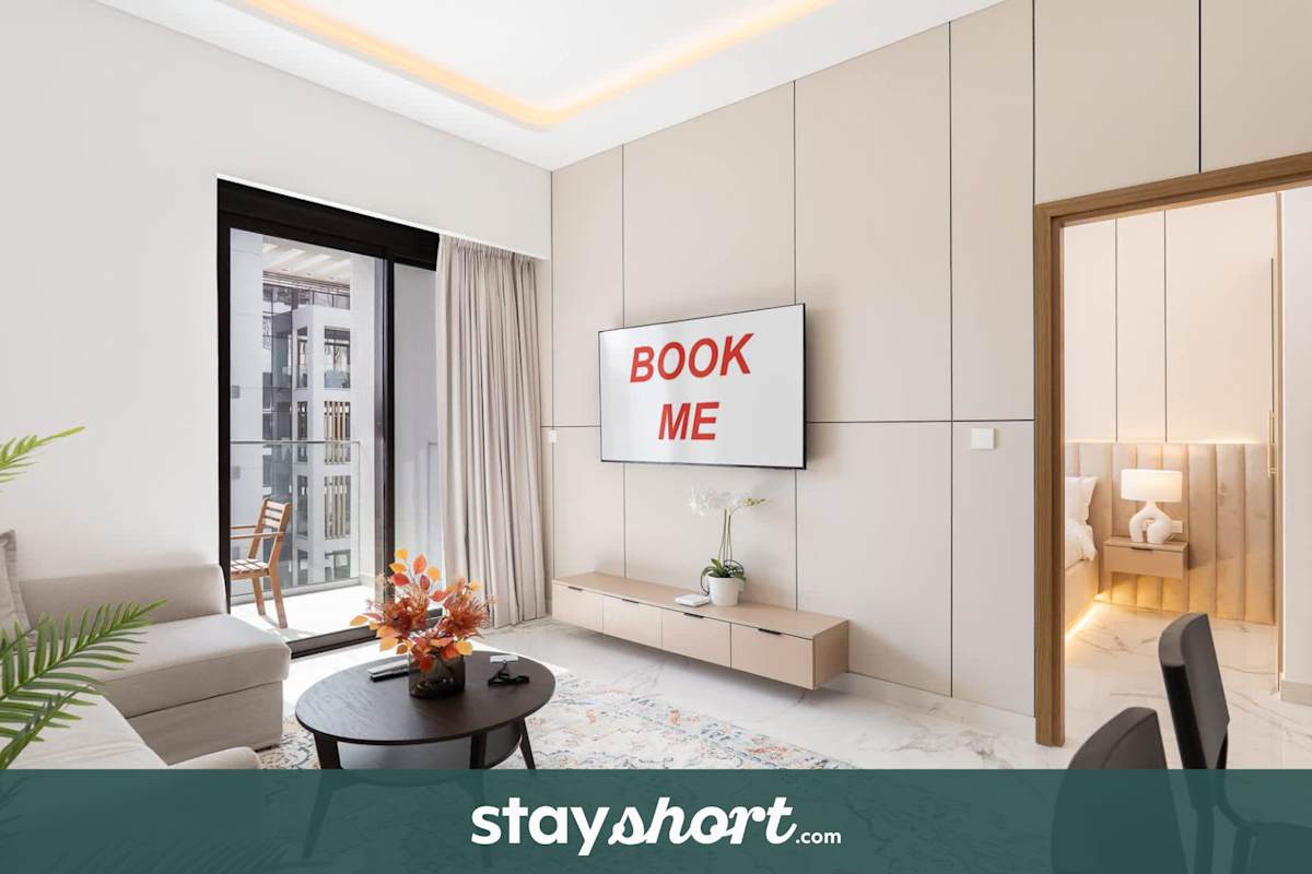 StayShort - Sophisticated Apartment in Meydan that Sleeps 4