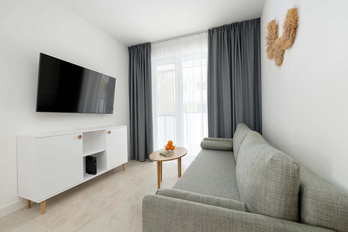 Letniskowa 1F Dąbki | Seaside Apartment Close to the Beach | Air conditioning