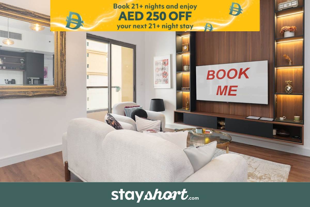 StayShort - Premium JBR Beachside Retreat Perfect for 4