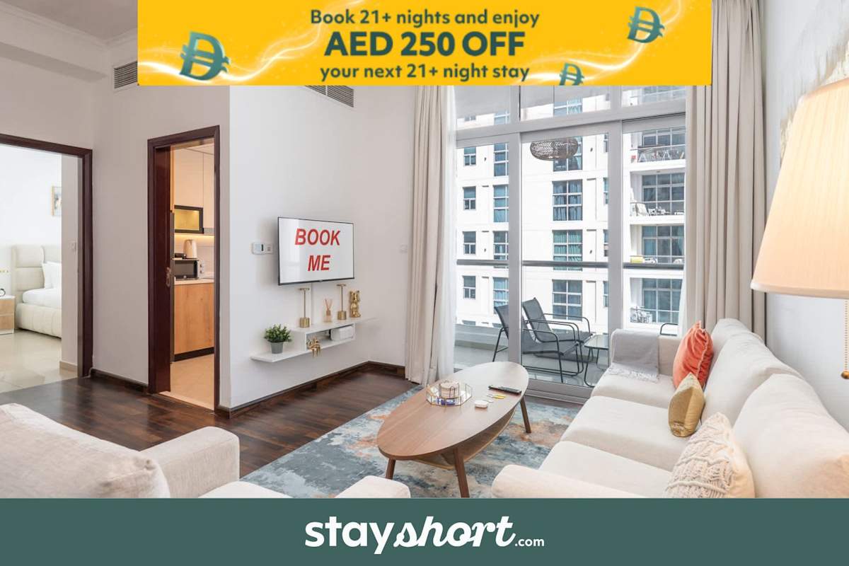 Free housekeeping visits during your stay - StayShort - Extraordinary 1BR Apartment with Marina Views!
