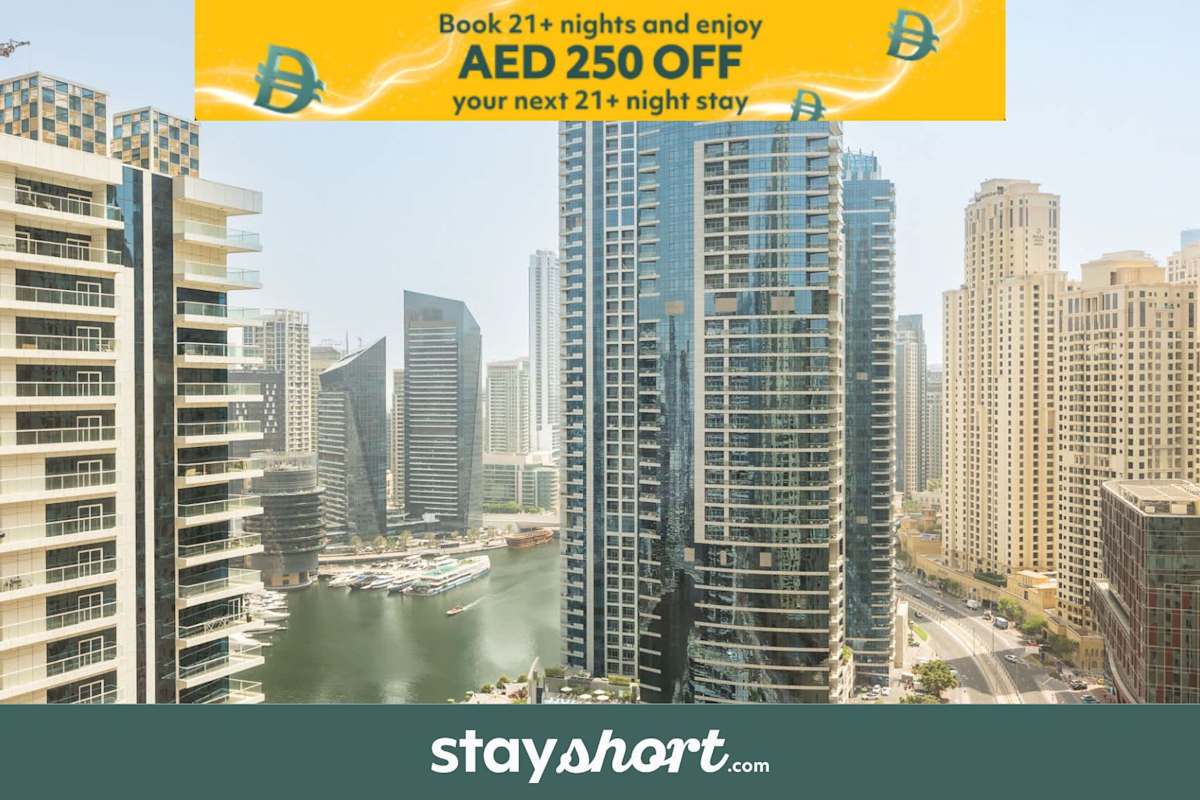 Free housekeeping visits during your stay - StayShort - Comfortable 5BR Apartment in JBR with Gorgeous Views