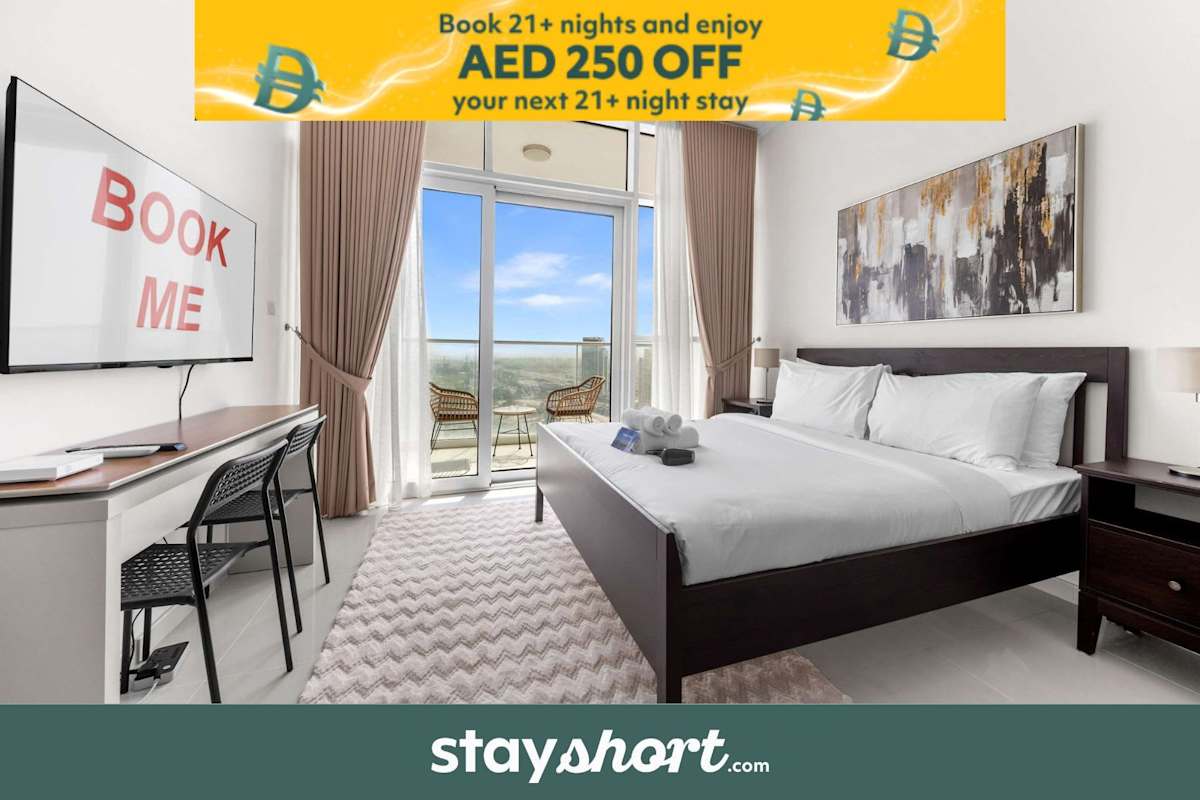StayShort - Damac Hills Sleeps 3 close to Golf Courses!