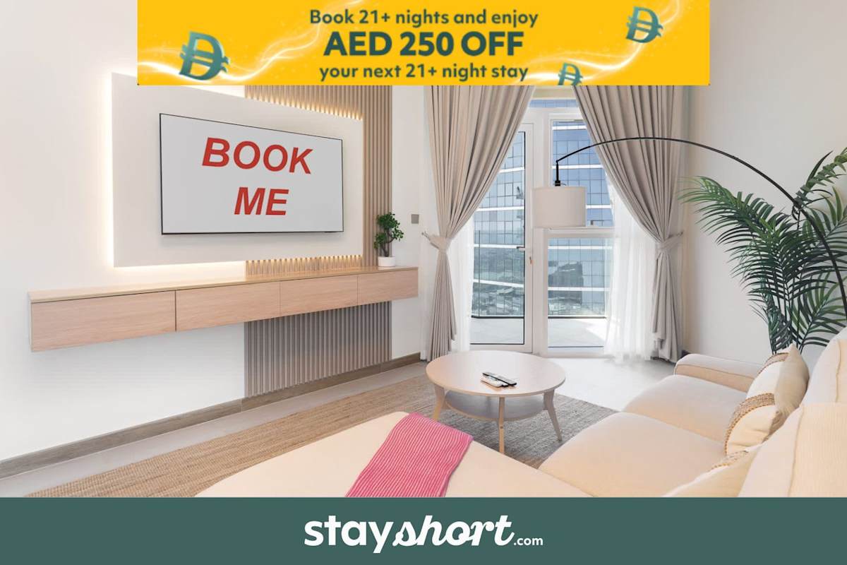 StayShort - Business Bay for 4 people with City Views!