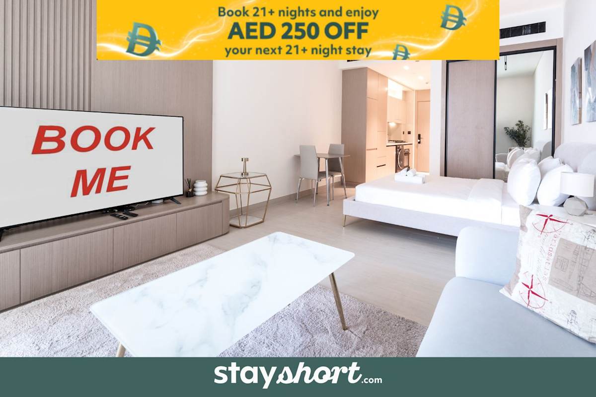 StayShort - Amazing Studio in JVC that Sleeps 2 with Balcony!