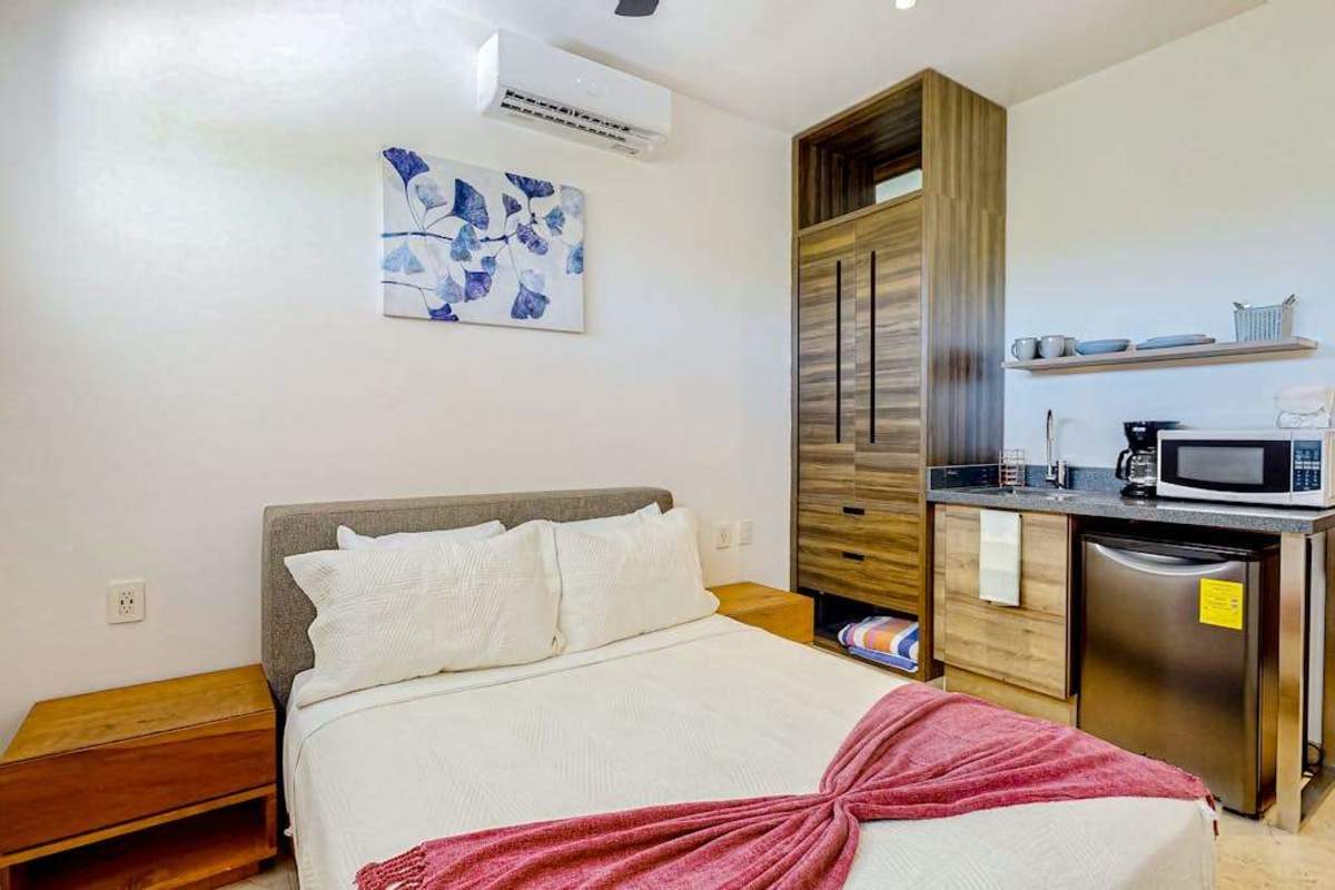 Studio with king bed