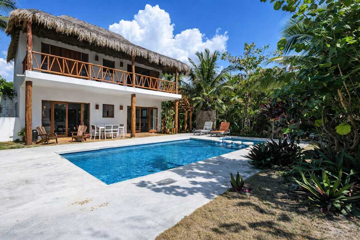 Villa exterior with private pool