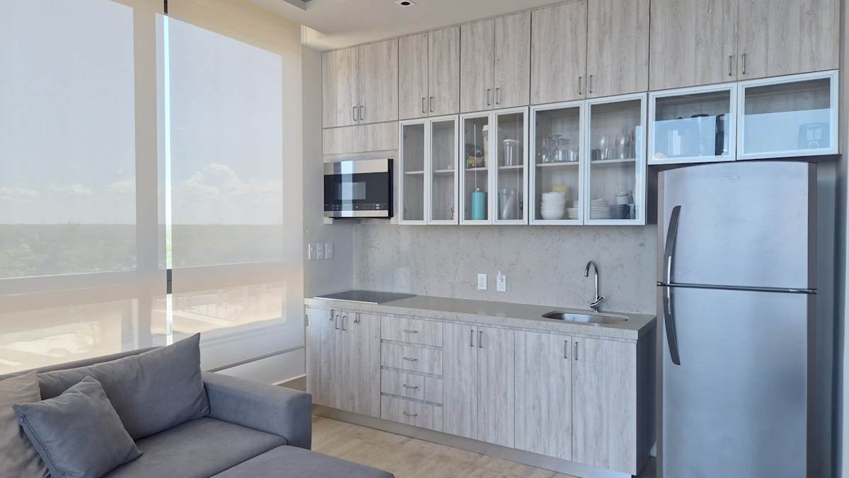 Luxury oceanfront apartment in Puerto Morelos