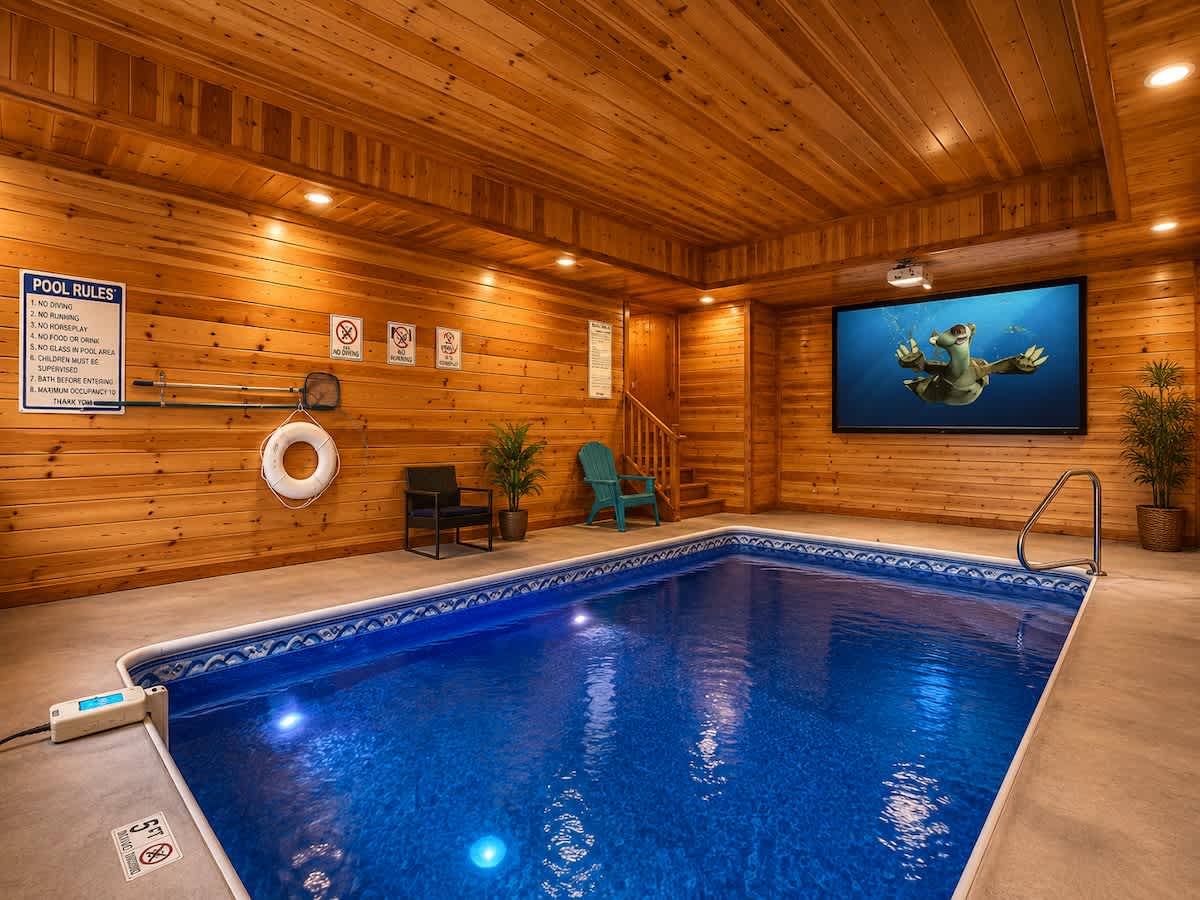 Luxury Cabin with Indoor Pool photo 1
