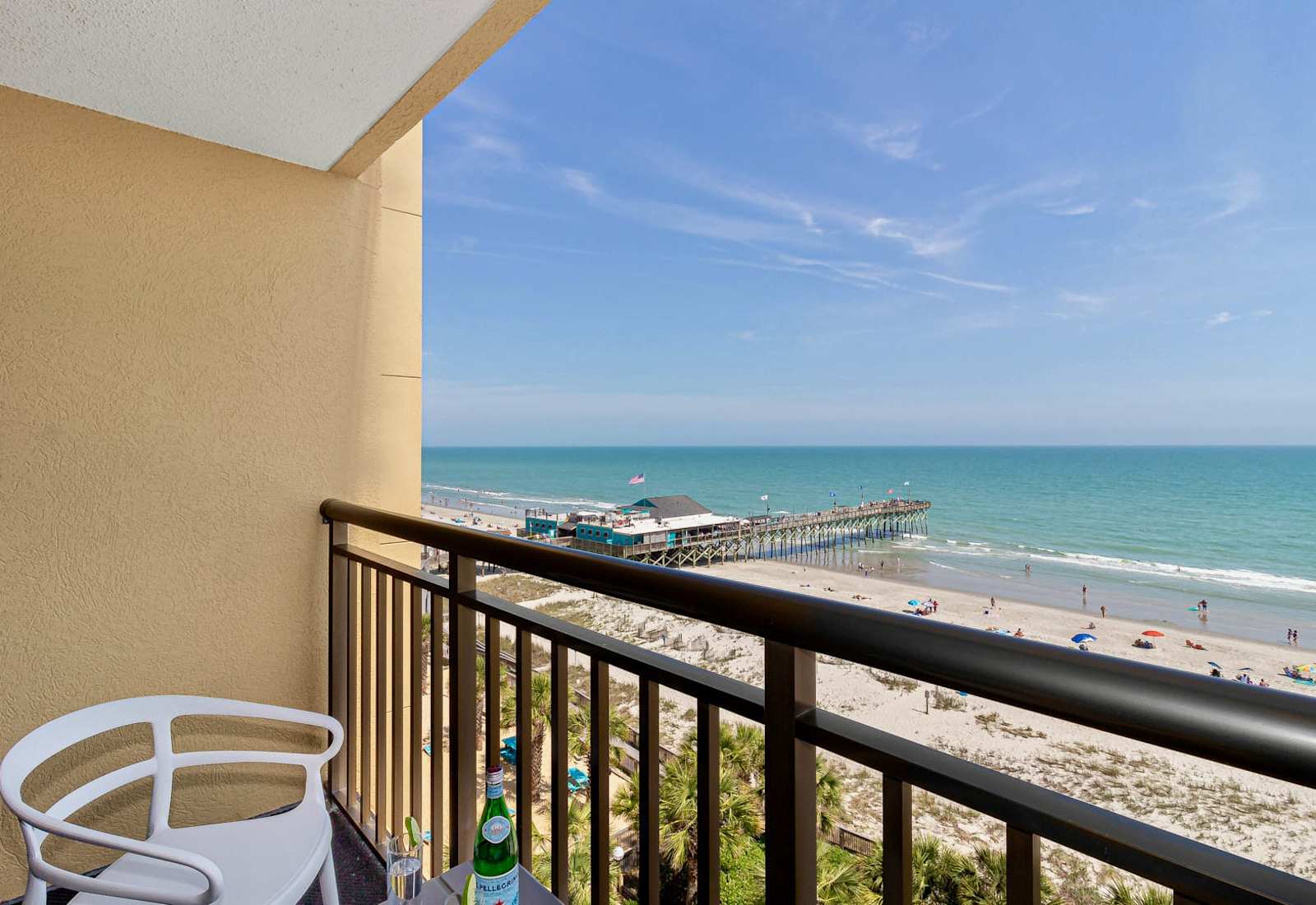 Enjoy breathtaking ocean views and a cool breeze from your private balcony.