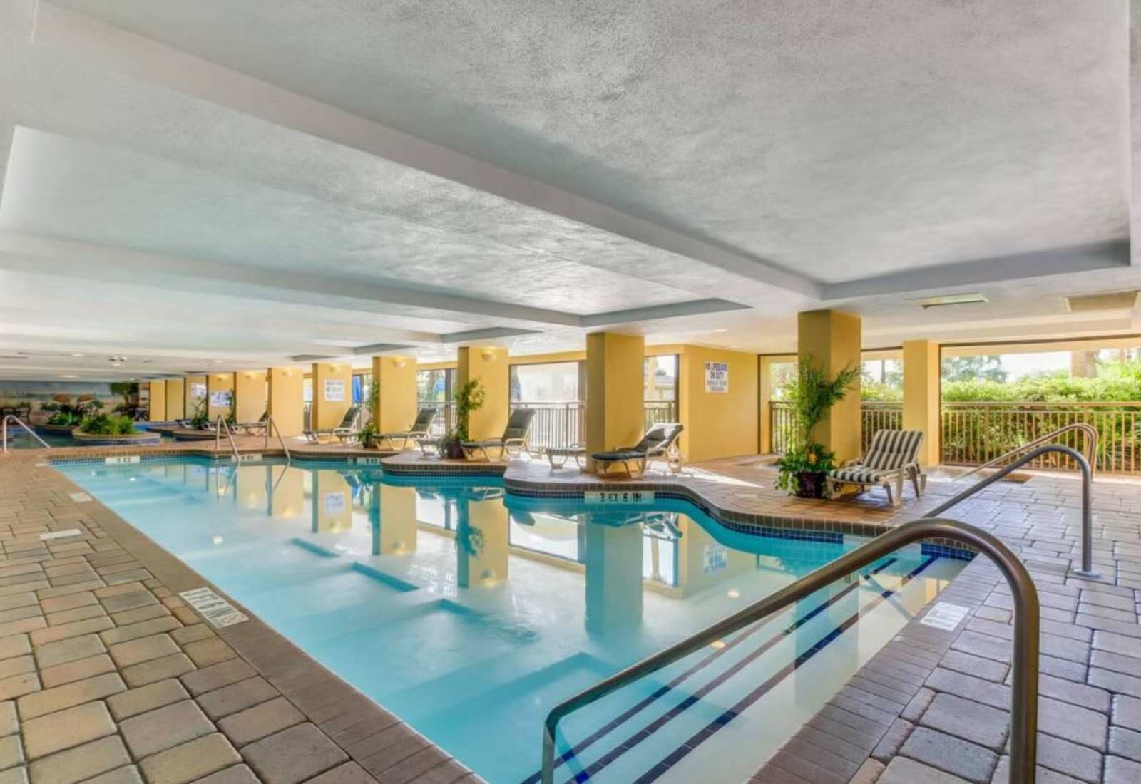 Take a refreshing dip in our spacious indoor pool