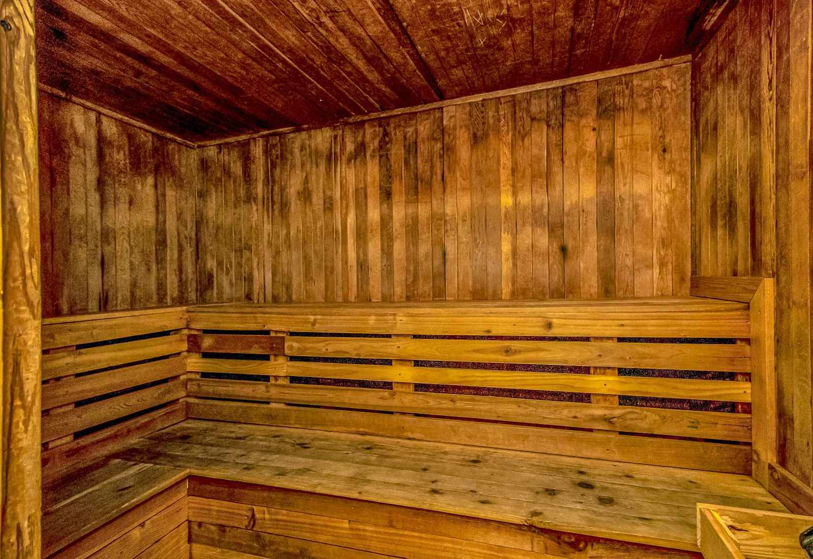 Relaxing on-site sauna perfect for unwinding and rejuvenating after a day at the beach