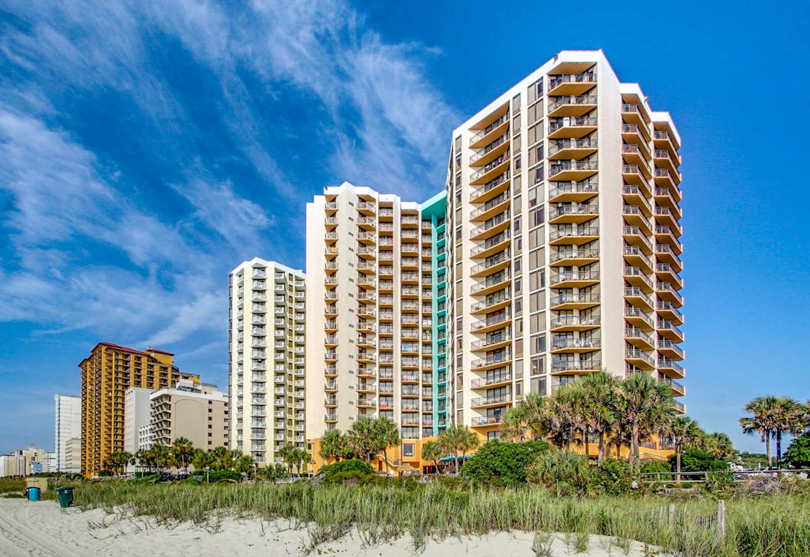 Soak up the sun at this beachfront high-rise, perfectly located in the heart of Myrtle Beach. Enjoy direct beach access, sweeping coastal views, and everything you need for the perfect seaside escape.