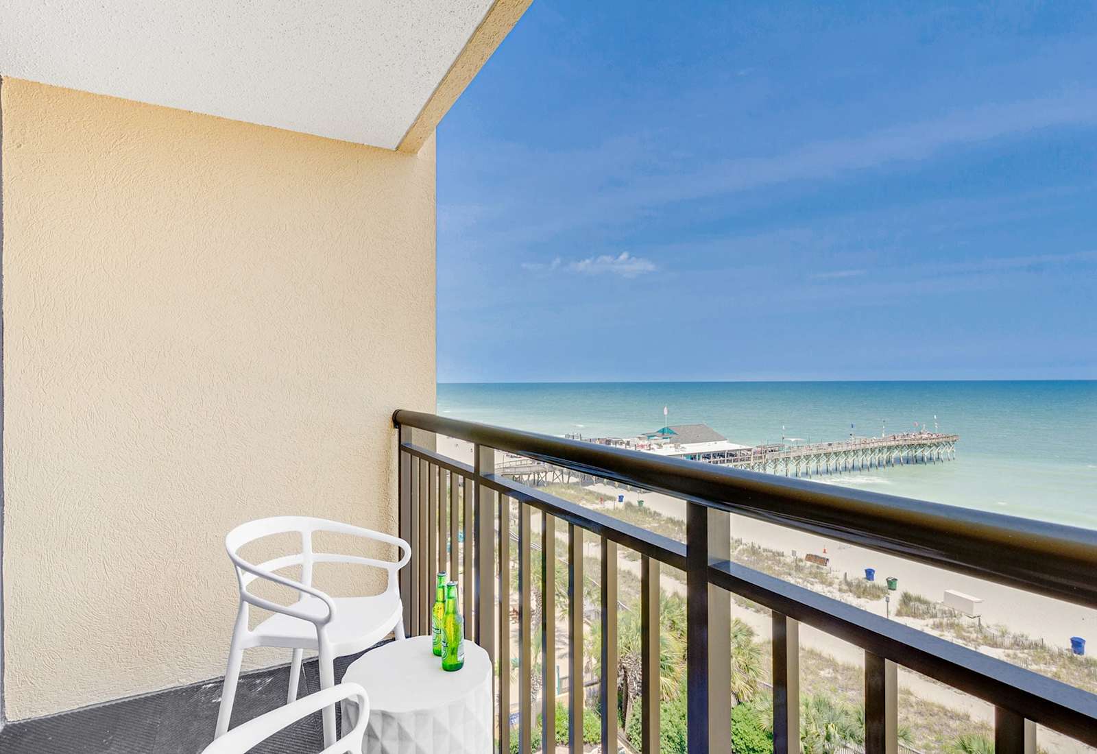 Enjoy breathtaking ocean views and a cool breeze from your private balcony.