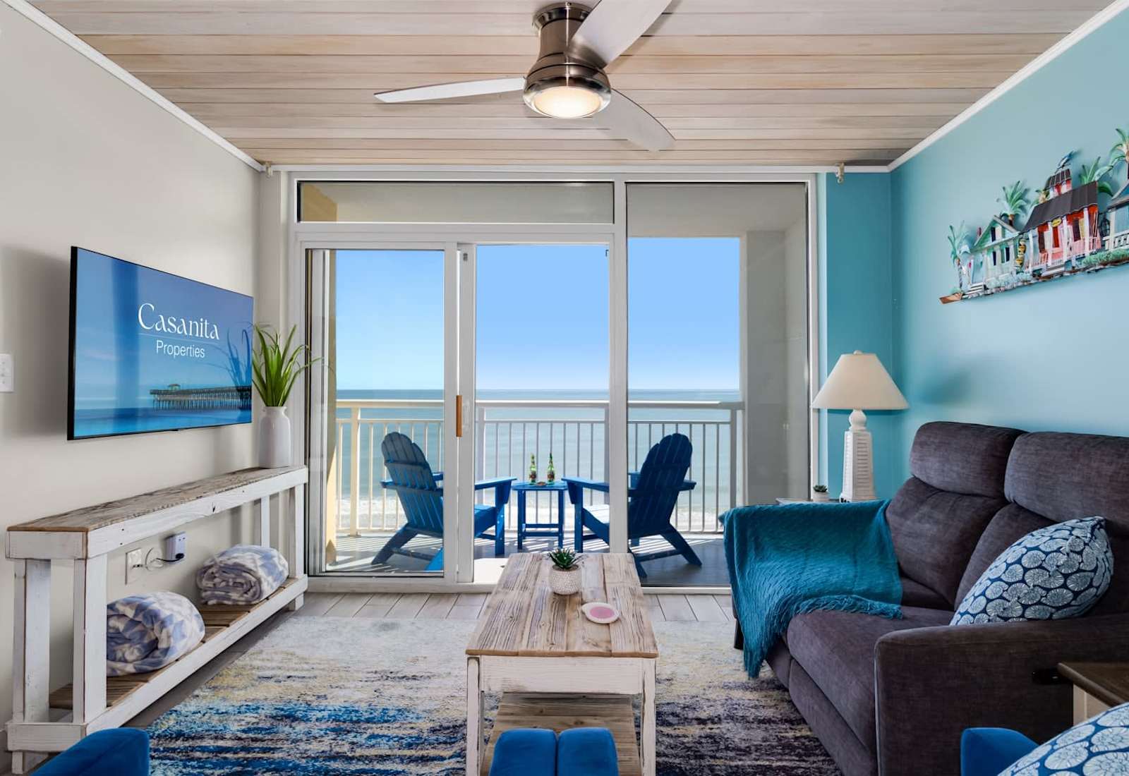 This space offers comfort and tranquility with every glance outside.