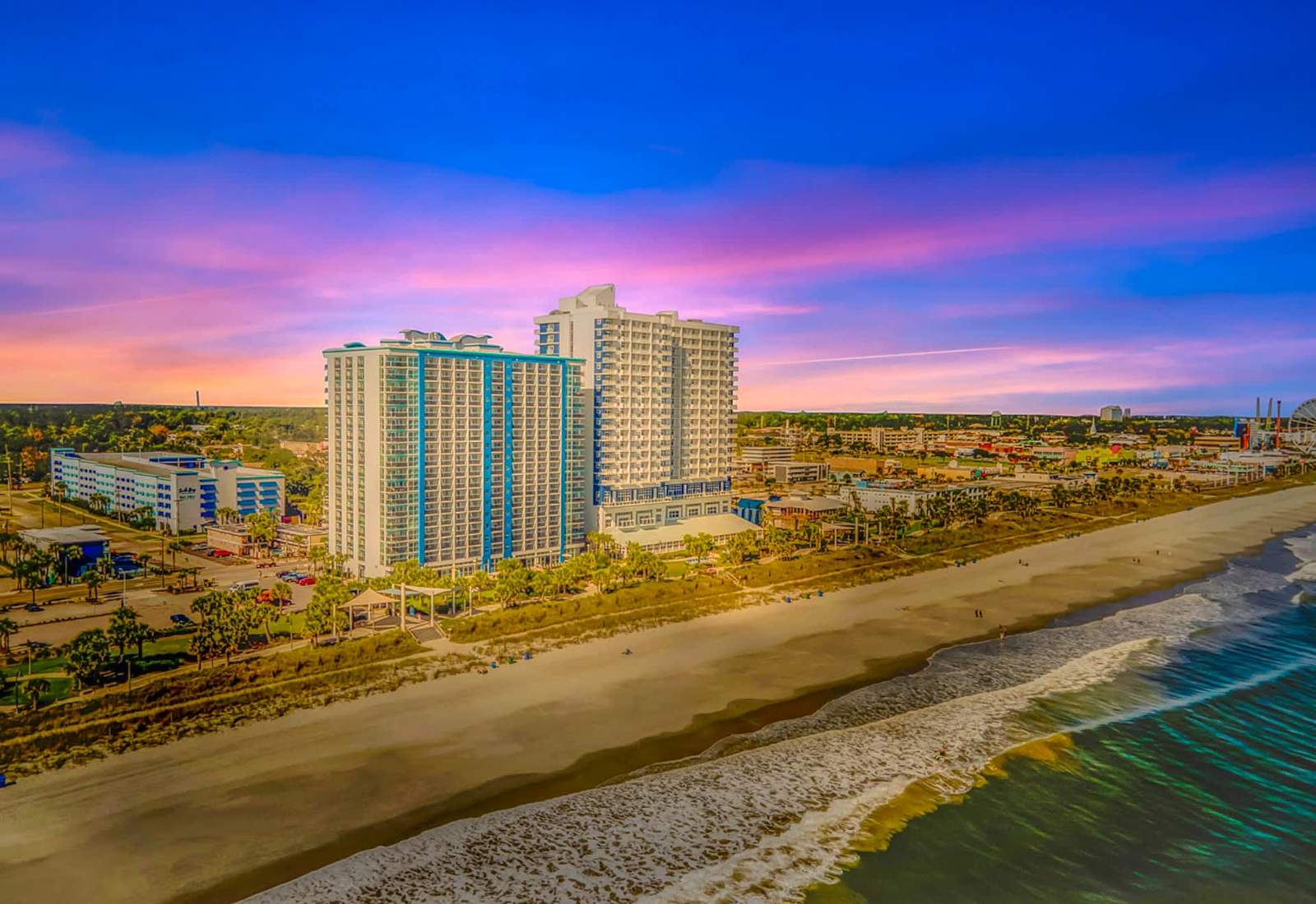 Experience unforgettable sunsets and oceanfront luxury at this stunning Myrtle Beach high-rise! Steps from the shore and close to top attractions, it's the perfect home base for your next coastal getaway.