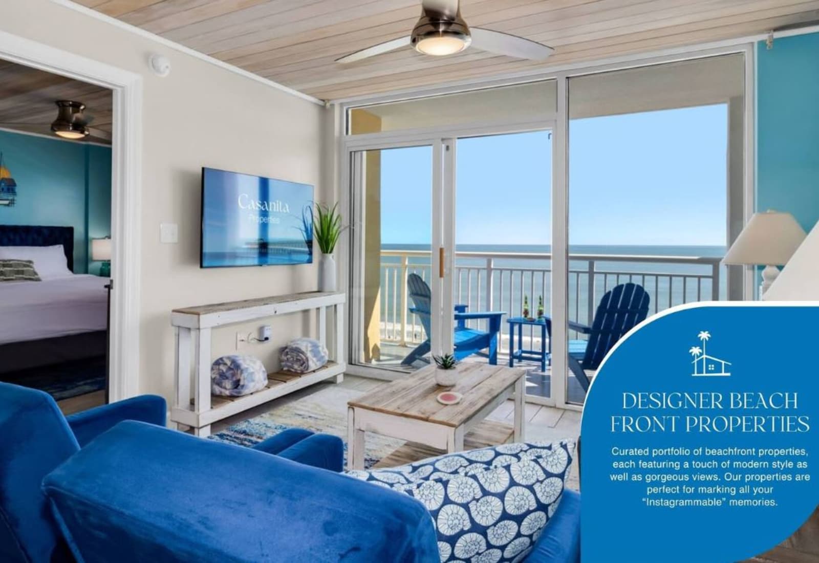 Escape to luxury with our designer beachfront properties! Enjoy modern, stylish interiors and breathtaking ocean views from your private balcony. Perfect for creating unforgettable moments and Instagram-worthy memories. Book your stay today!