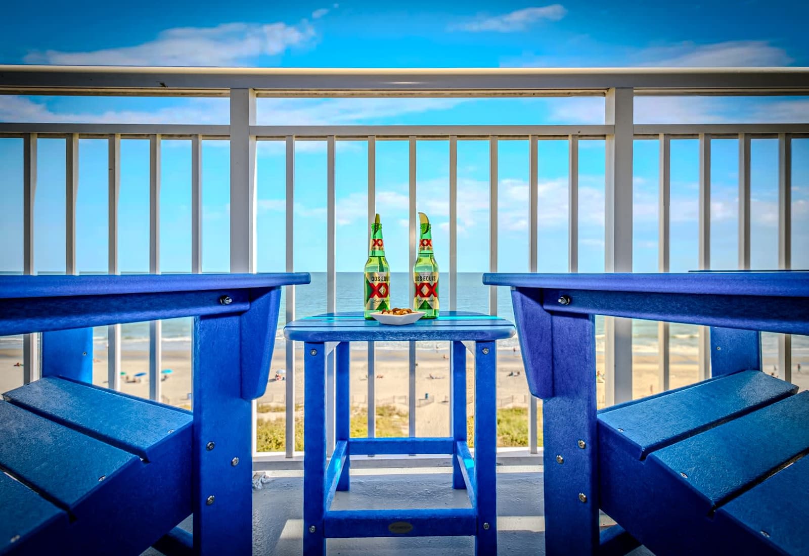 Cheers to breathtaking ocean views! Savor refreshing drinks and snacks on your private balcony as the sea breeze and endless blue horizon set the perfect vibe for your getaway. Relax, unwind, and enjoy every moment of this seaside retreat