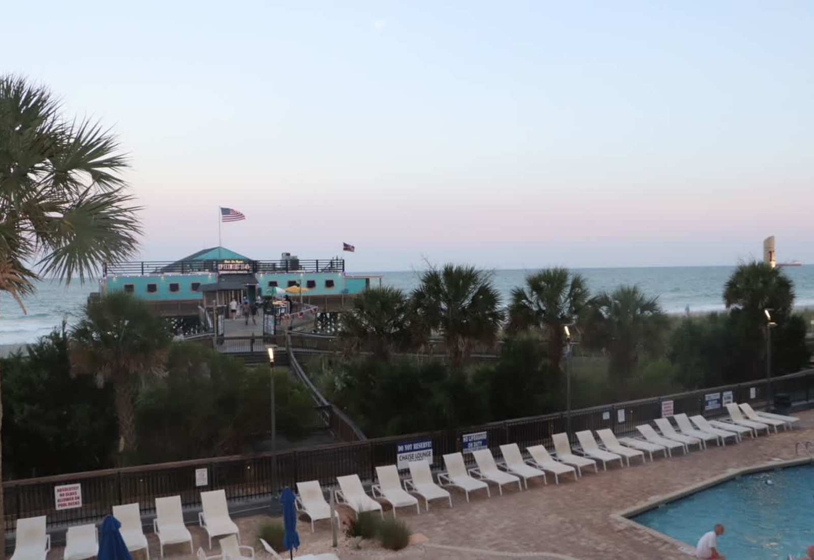 Follow the scenic walkway straight to the beachfront pier and ocean views!