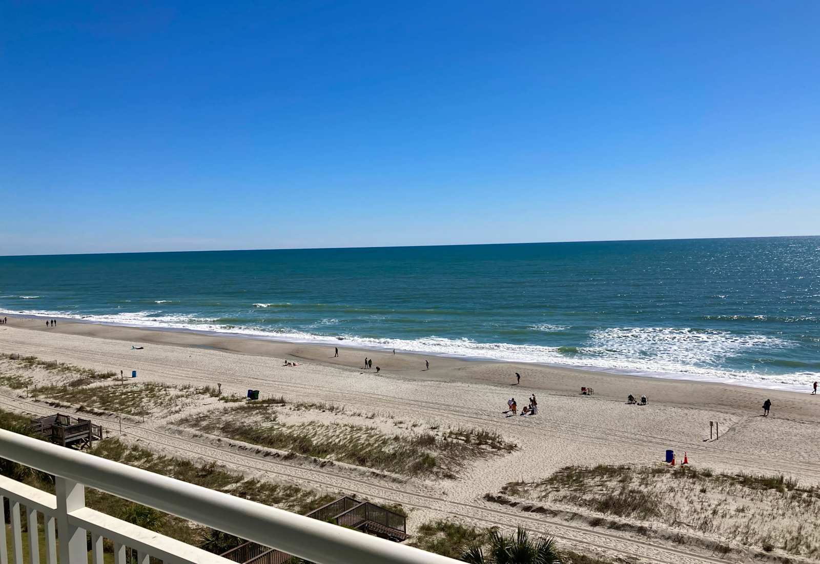 Hear the waves from the balcony and feel the ocean's breeze. Relaxation at its finest.