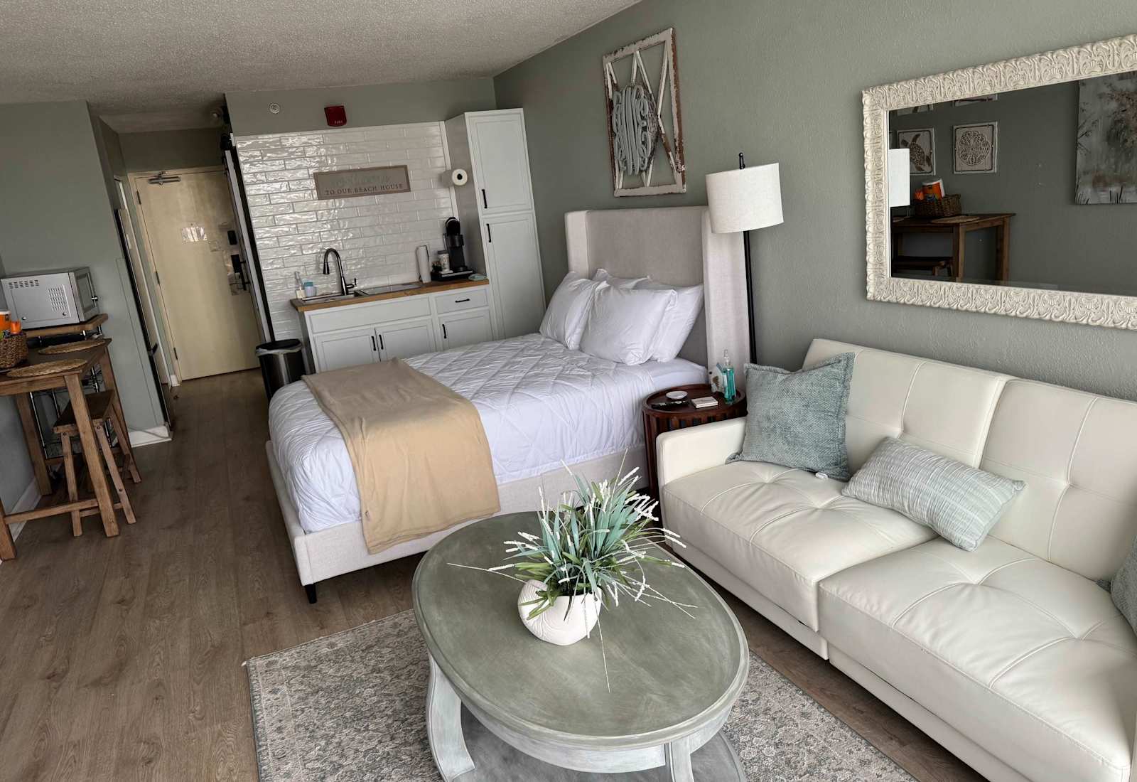 Cozy, bright, and thoughtfully designed — the perfect beachside retreat.