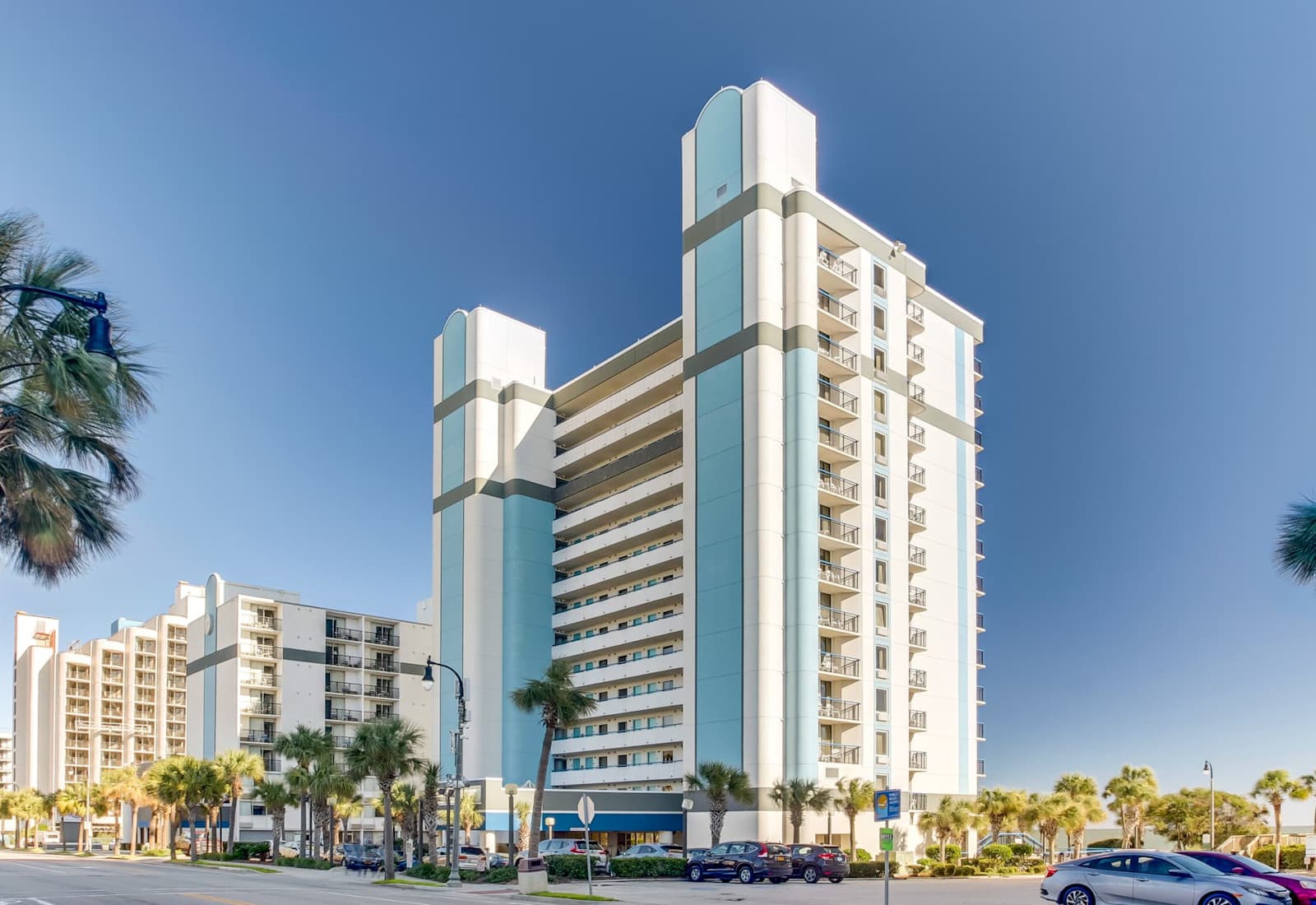 Just steps from the beach, your high-rise escape in the heart of Myrtle Beach awaits!