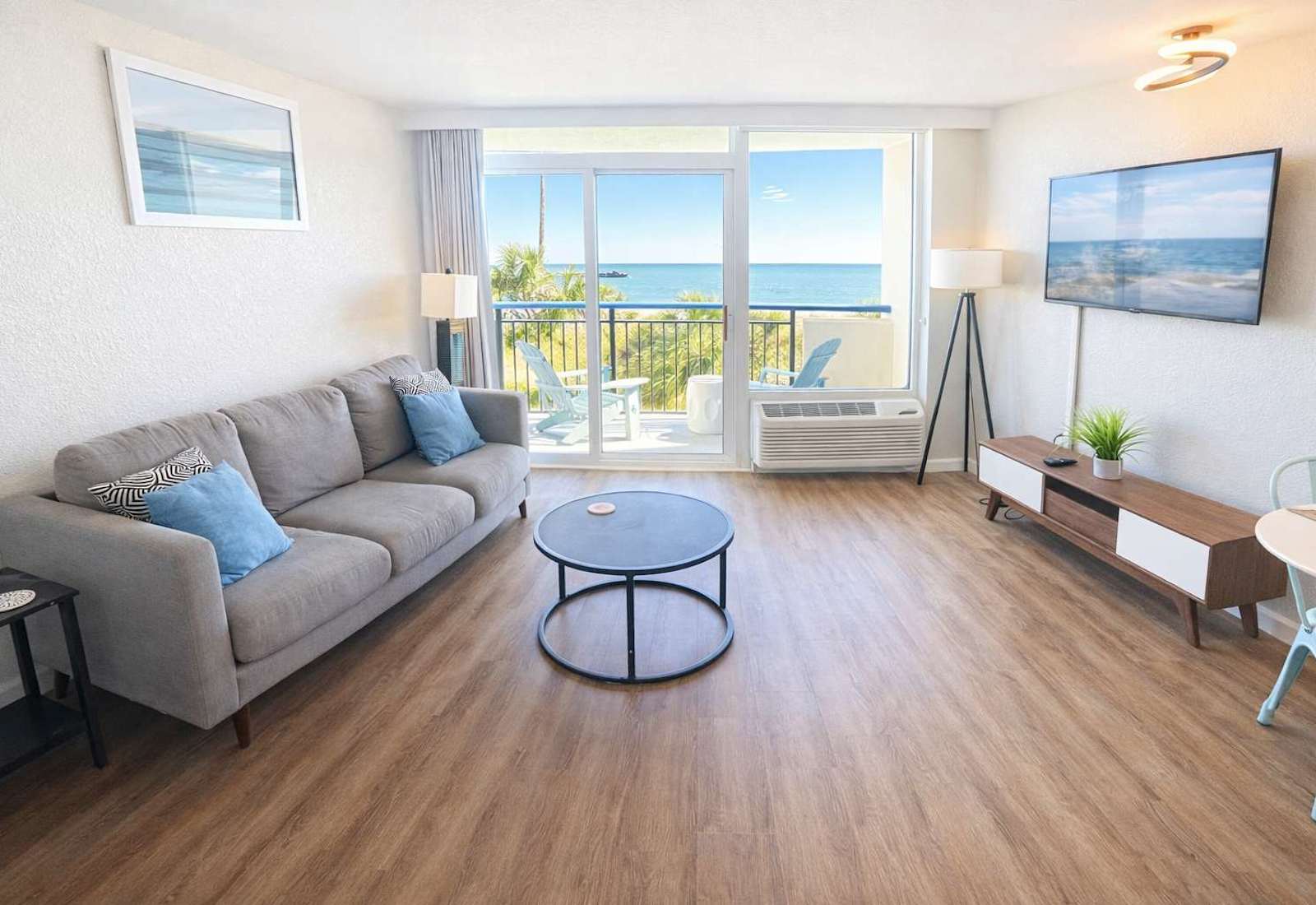 Wake up to breathtaking ocean views from your private balcony, the perfect start to your beach getaway.