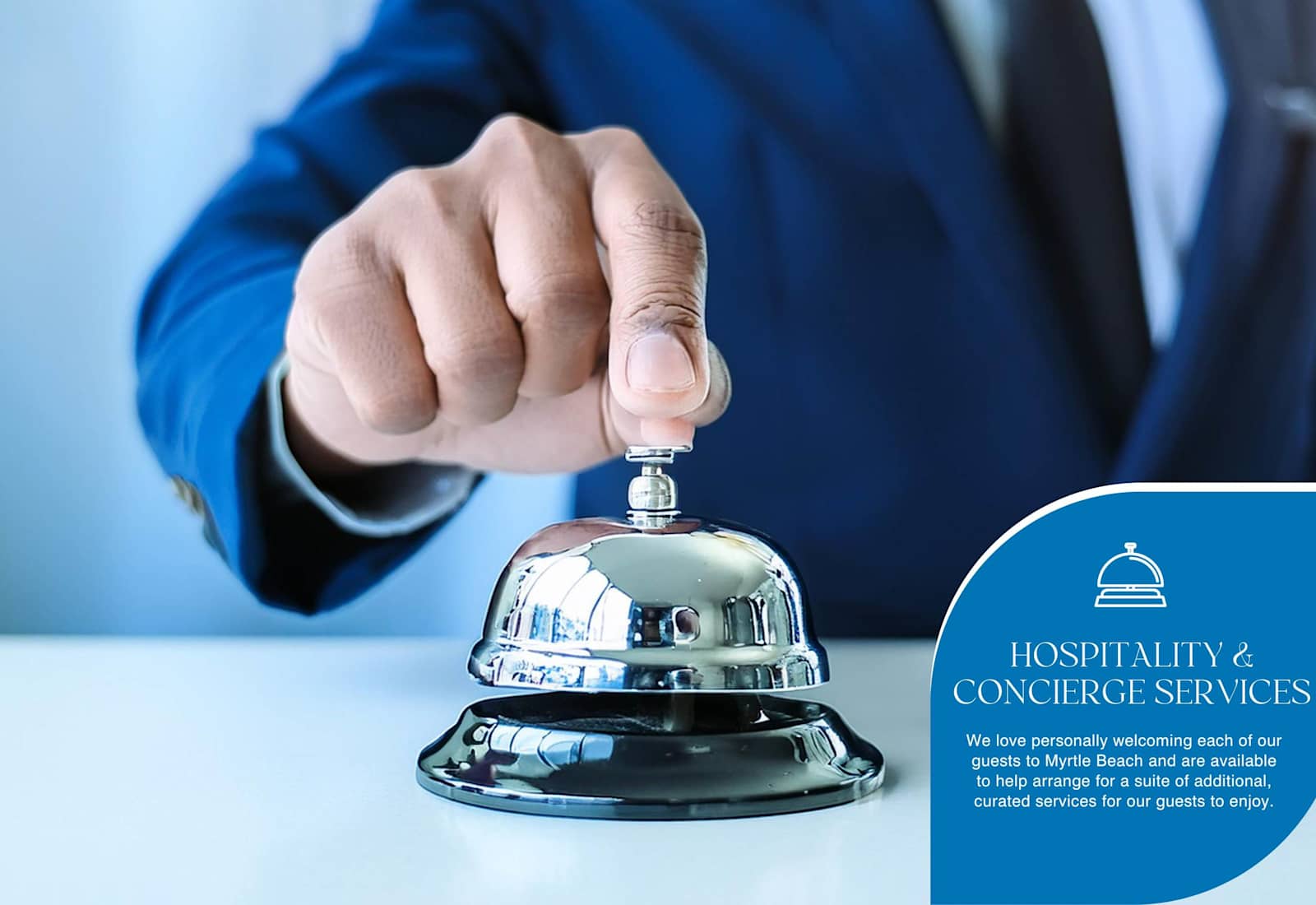Experience exceptional hospitality with our personalized concierge services! From special requests to curated experiences, we’re here to make your Myrtle Beach stay unforgettable.