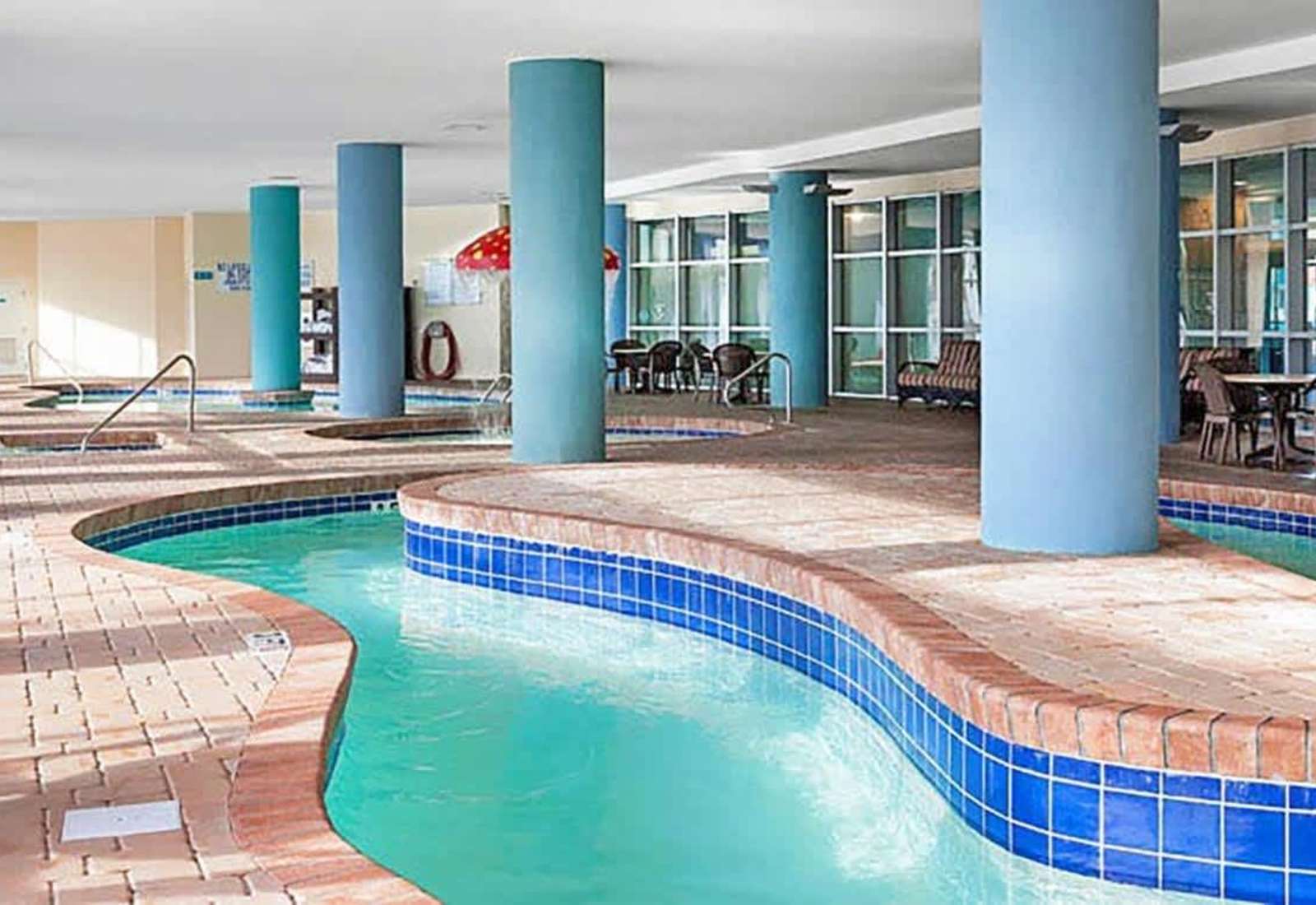Indoor heated lazy river!