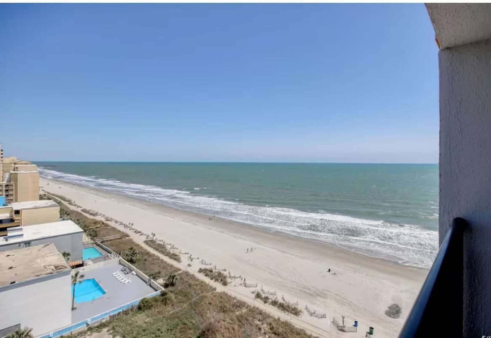 Stunning oceanfront views right from your private balcony