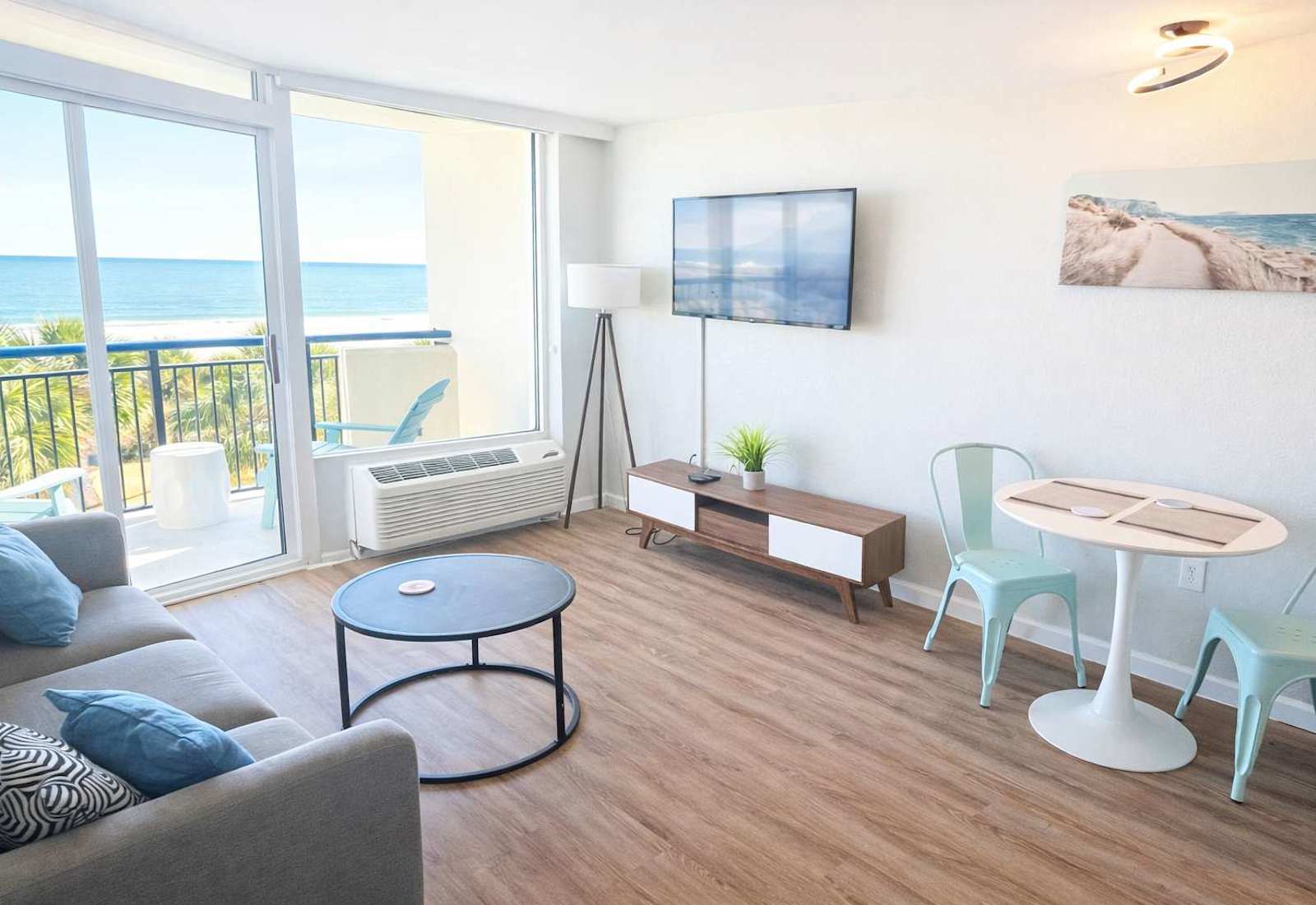 Wake up to breathtaking ocean views from your private balcony, the perfect start to your beach getaway.