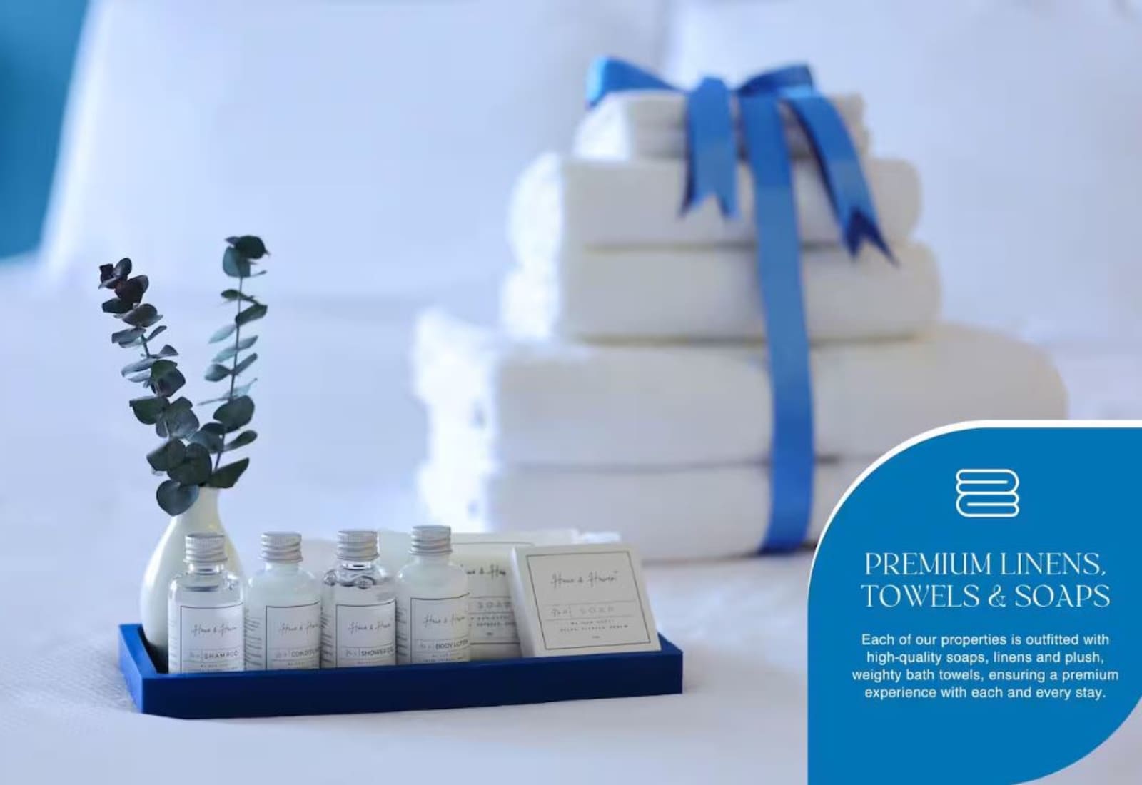Indulge in luxury with our premium linens, plush towels, and high-quality soaps. Each detail is designed to elevate your stay, ensuring a truly relaxing and comfortable experience.