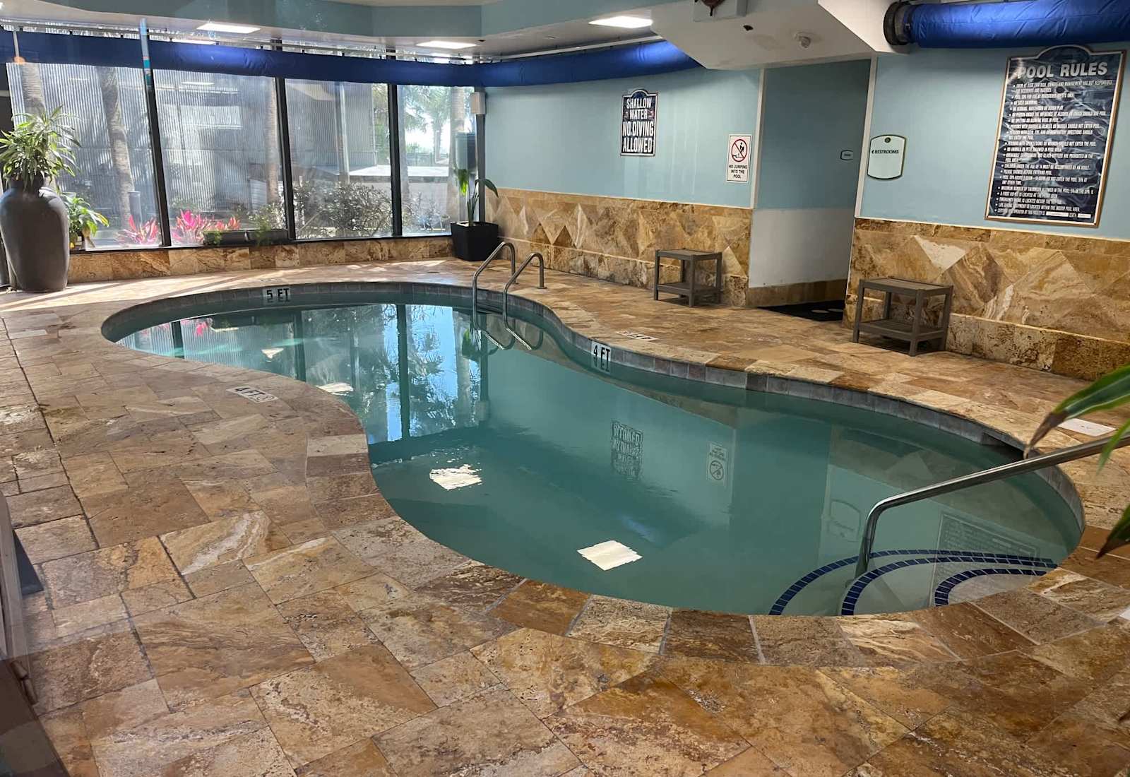 Take a relaxing swim year-round in the heated indoor pool, offering the perfect escape no matter the weather.
