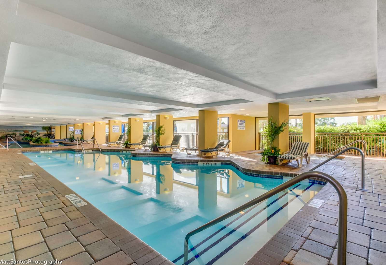 Take a refreshing dip in our spacious indoor pool