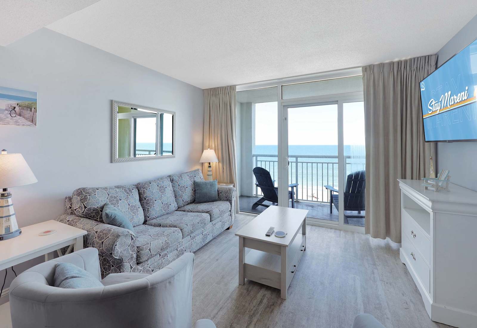 Wake up to breathtaking oceanfront views from your private balcony! This bright and cozy condo offers comfort, coastal charm, and front-row seats to the sunrise—perfect for your unforgettable beach getaway in Myrtle Beach.