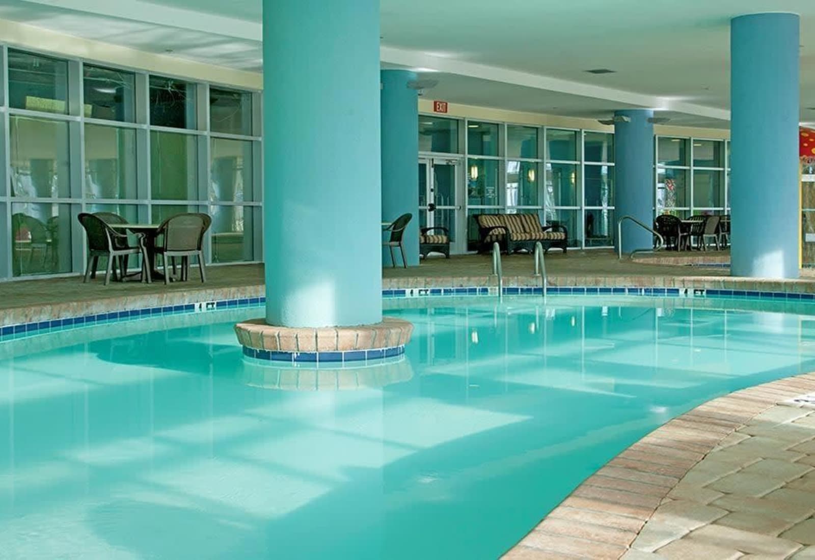 Spacious heated indoor pool!