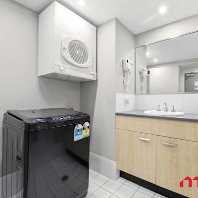 Laundry area with washer and dryer