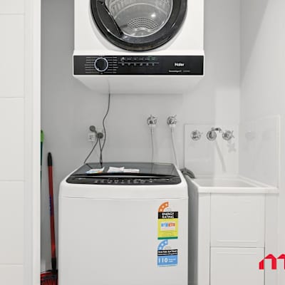 Laundry area with washer and dryer