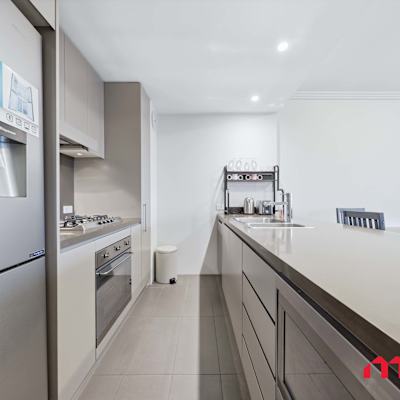 Fully equipped kitchen with ample storage
