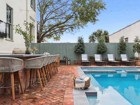 Grand 8BR NOLA Estate | Heated Pool & Spa photo 44