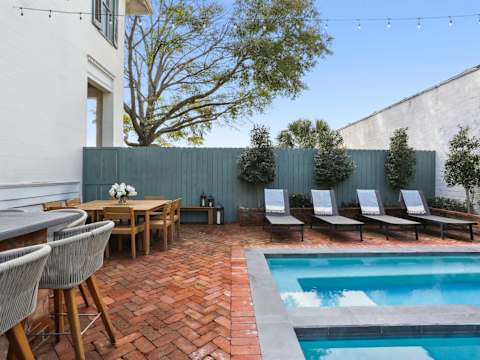 Grand 8BR NOLA Estate | Heated Pool & Spa photo 49