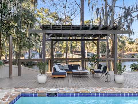 8BR Lakefront Estate | Pool, Hot Tub & Lake Access photo 6