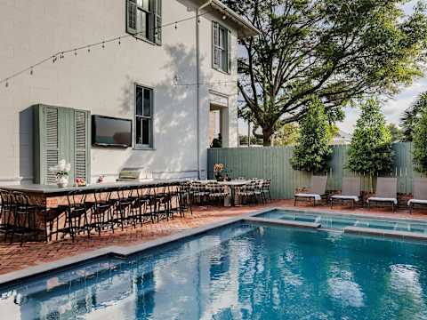 Grand 8BR NOLA Estate | Heated Pool & Spa photo 48