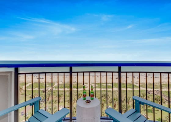 Unwind with breathtaking ocean views from your private balcony—perfect for morning coffee, sunset drinks, or simply soaking in the sound of the waves and the beauty of the beach below.