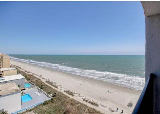 Stunning oceanfront views right from your private balcony